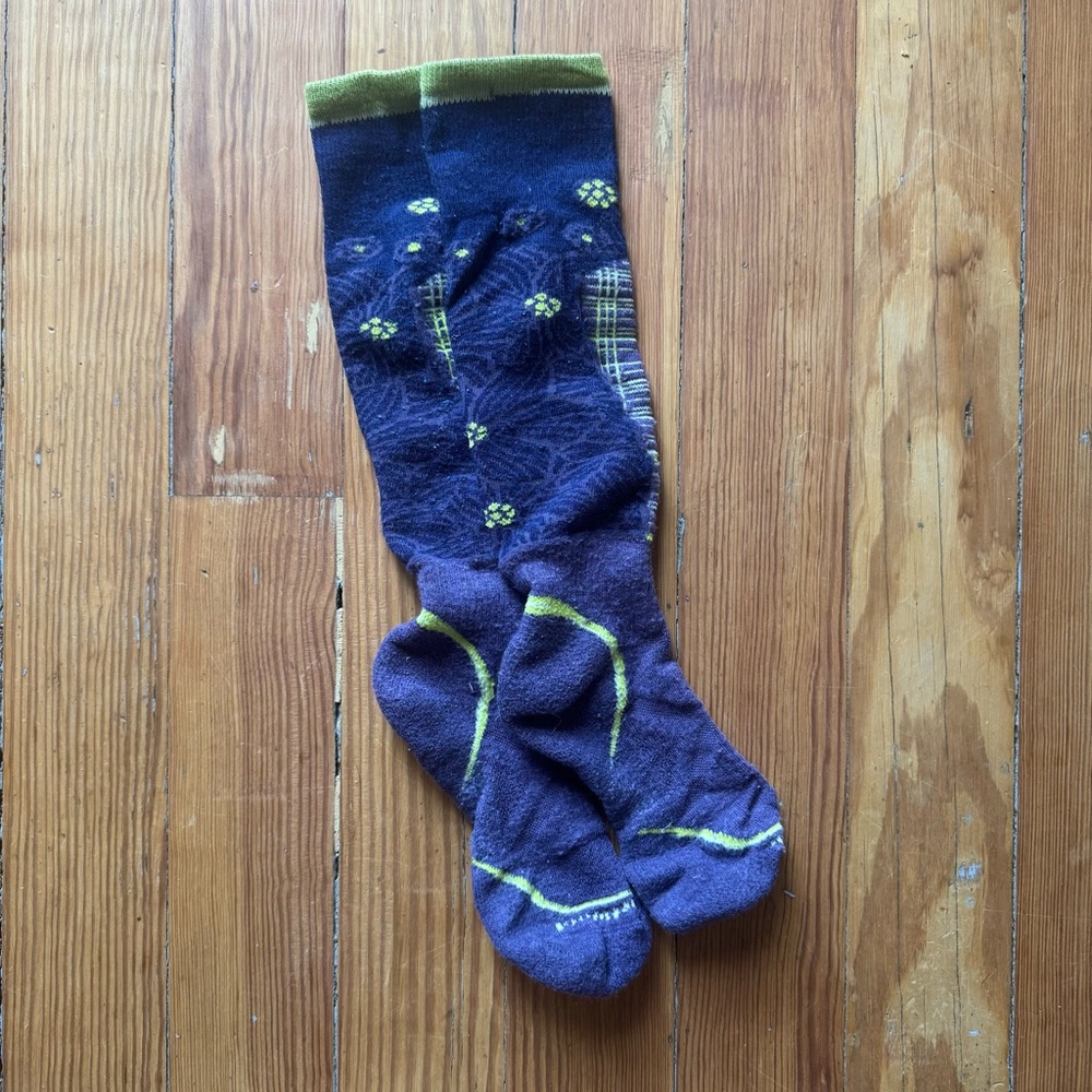 Smartwool Purple and Green Socks